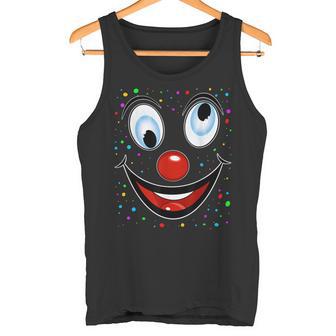 Fancy Dress Clown Face Outfit Clown Costume Carnival Tank Top - Geschenkecke