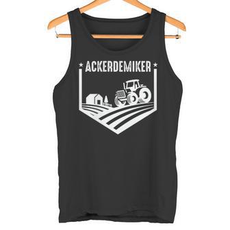 Farmer Tractor Lovers Farmers Child Pocket Print Farmers Demic Tank Top - Geschenkecke