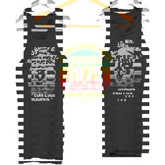 Febrero 1975 50 Años Hombre Cumpleaños Regalo Febrero 1975 Camiseta sin mangas - Regaloses