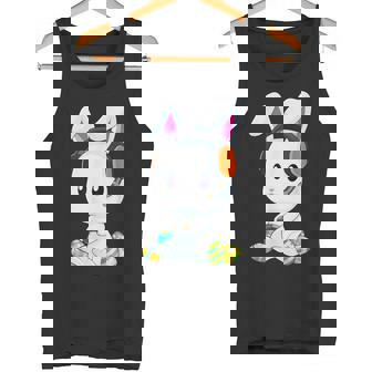 Feliz Día De Pascua Conejito Jugador Divertido Conejo Juegos Niños Camiseta sin mangas - Regaloses
