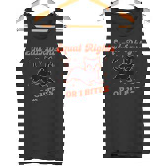 Feminist Cat Equal Rights Or I Bite Shirts Adults Humorous Feminist Small Modern Humorous Solid Crew Neck Short Sleeve T-Shirt Tank Top - Monsterry