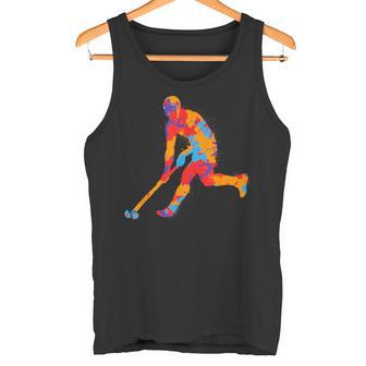 Field Hockey Colourful Hockey Player Children's Hockey Boys Tank Top - Geschenkecke