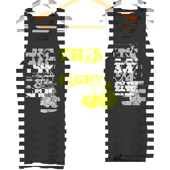 This Is My Fight Shirt Lymphoma Fighter Support Strong Tank Top - Monsterry