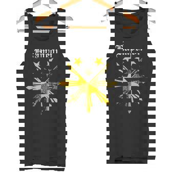 Filipino Heritage KAMPEON Polynesian Tribal Warrior Tattoo Tank Top Tank Top - Monsterry