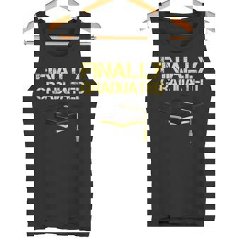 Finally Graduated Graduation Laureates Graduate Students Tank Top - Monsterry