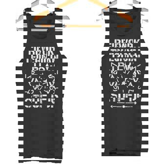 Firework Technician I Blow Stuff Up Pyrotechnician Tank Top - Monsterry