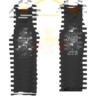 Fireworks Artistry In The Sky Pyro Explosion Pyrotechnician Tank Top - Monsterry