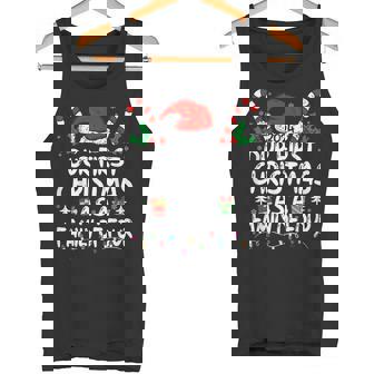 Our First Christmas As A Family Of Four 2024 For New Mom Dad Tank Top - Monsterry