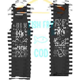 Fish Fry Friday Our Cod Is An Awesome Cod Catholic Lent Tank Top - Monsterry
