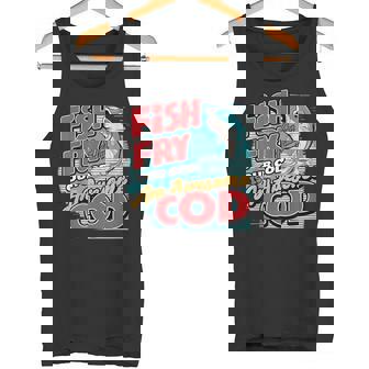 FishFry Friday Our Cod Is An Awesome Cod Catholic Food Tank Top - Monsterry