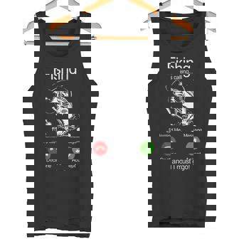 Fishing Is Calling Tank Top - Monsterry