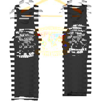 Flags Of The Countries Of The World Map International Tank Top - Monsterry