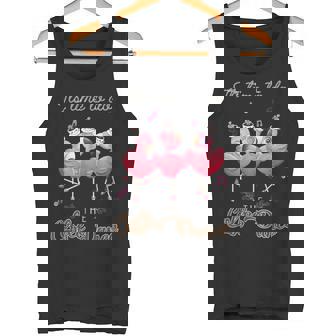 Flamingo Shirt It's Time To Do The Coffee Dance Tank Top - Monsterry