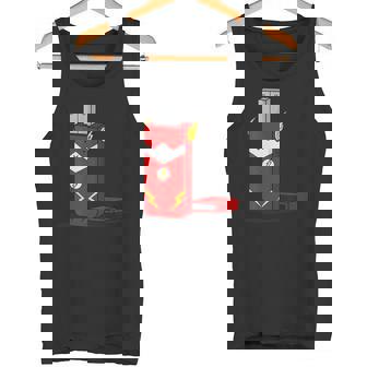 Flash Drive USB Stick Super Hero Lightning Speed Geek Shirt Tank Top - Monsterry