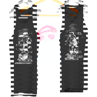 Football Seasons Cute Animal Dogs Game Day Bulldog Graphic Tank Top - Monsterry