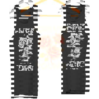 Forever Young Forever Beautiful Sintage Con Gráficos De Rosas Camiseta sin mangas - Regaloses