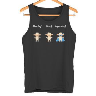 Fotgraf Photography Sheep Unschaf Superschaf Wortwitz Tank Top - Geschenkecke