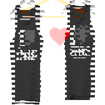 France I Love Paris Eiffel Tower Souvenir Paris Retro Tank Top - Geschenkecke