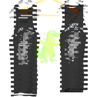 Free T Rex Hugs Valentines Day Dinosaur Cute Hug Tank Top - Monsterry