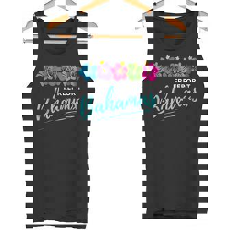 Freeport Bahamas Tropical Flower Beach Vacation Family Group Tank Top - Monsterry