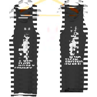French Bulldog French Kisses Kissing Dogs Doggy Bulldog Tank Top Tank Top - Monsterry