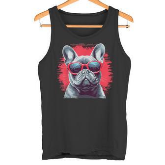 French Bulldog With Sunglasses Tank Top - Geschenkecke