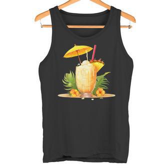 Fresh Pina Colada Fruits And Cocktail For Summer Drinks Tank Top - Geschenkecke