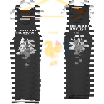 Froze My Nuts Off In Alaska Squirrel Alaskan Tourist Tank Top - Monsterry