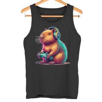 Capybara Gamerideo Games Lovers Capybara Tank Top - Geschenkecke