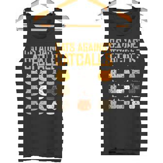 FUNNY CATS AGAINST CATCALLS T-SHIRT Cute Feminist Tank Top - Monsterry