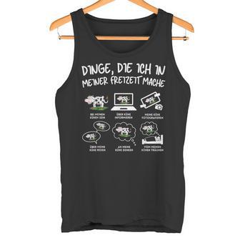 Cow Bauer Saying Farmer Cow Tank Top - Geschenkecke