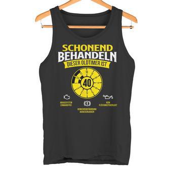 Dieser Oldtimer Ist 40 Jahre Birthday Tank Top - Geschenkecke