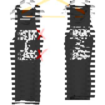 Drummer And Bassist Apparel Retro Drum And Bass Rum & Ass S Camiseta sin mangas - Regaloses