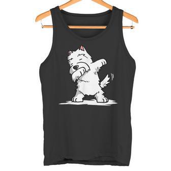 Gentle Westie Dog Dab Dance Tank Top - Geschenkecke