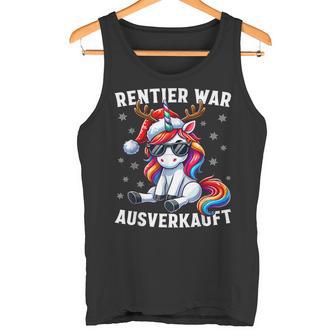 Reindeer Was Out Sold Reindeer Christmas Tank Top - Geschenkecke