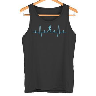 Running With Heartbeat For Runners And Joggers Cool S Tank Top - Geschenkecke