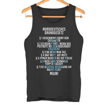 Slogan North Sea North German Basic Law Tank Top - Geschenkecke