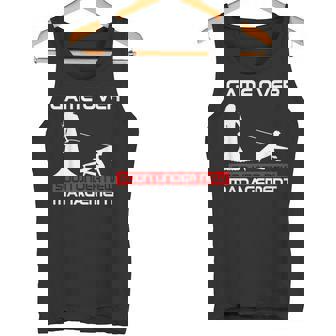 Game Over Bride Bachelorette Wedding Just Married Tank Top - Monsterry