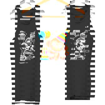 Gamin De Singe Célébrant L'anniversaire Débardeur e - Cadeauxyz