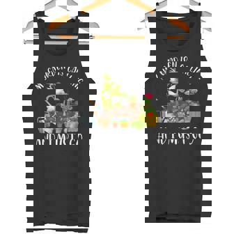 My Garden Is Calling And I Must Go Gardener Gardening Tank Top - Monsterry