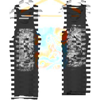 Gato Artístico Y Abstracto Con Aspecto Colorido Camiseta sin mangas - Regaloses