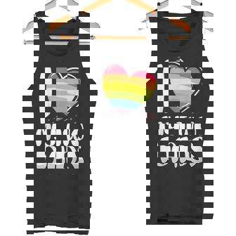 Gay Dad Pride I Love My Two Dads For Daughters And Sons Tank Top - Monsterry