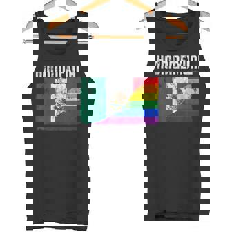Gay Pride Mexican Flag Proud Homosexual Vintage T Shirt Tank Top - Monsterry