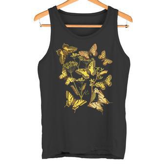 Giant Swallowtail Butterfly Yellow Butterfly Lover Tank Top - Monsterry