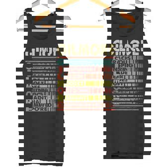 Gilmore Family Name Gilmore Last Name Team Tank Top - Thegiftio UK