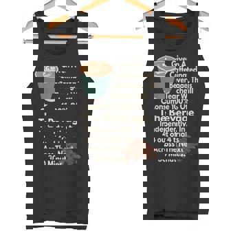 Given A Caffeinated Beverage This Teacher Coffee Lover Tank Top - Monsterry