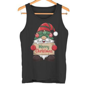 Gnome Christmas Santa Claus Costume Merry Christmas Gnome Tank Top - Geschenkecke