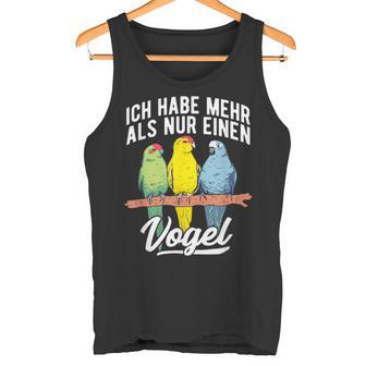 With Goat Parakeet Ich Habe Mehr Als Nur Einogel Parakeet Motif Tank Top - Geschenkecke