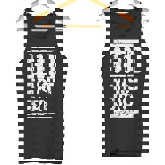 God First Bro Faith Based Tank Top - Monsterry