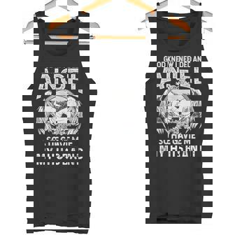 God Knew I Needed An Angel So He Game My Husband Christian Tank Top - Monsterry